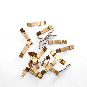 Assemblages de rivets de contact bimétalliques personnalisés / Contacts de rivetage AgSnO2 AgNi pour composants OEM de contacteurs et de commutateurs - Product Image 2