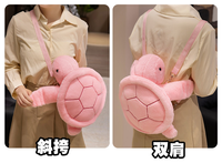 Sac à dos en coquille de tortue d'animal personnalisable de personnage de dessin animé de jouet décoratif de vente chaude transfrontalière