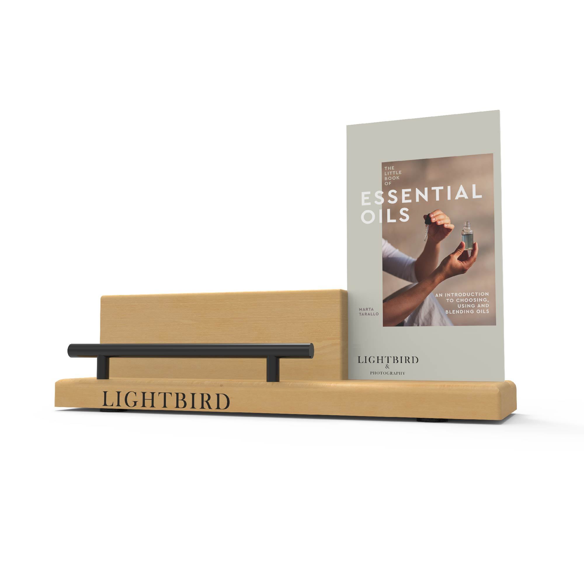 Hot Selling Custom Wooden Essential Oil Perfume Display Stand Storage Holder Stand Natural — view 4