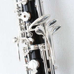 Oboe de alta calidad, instrumento de oboe chino de nivel profesional, <span class=keywords><strong>cuerpo</strong></span> óseo plano E plateado C, incluye estuche de oboe y caña - Product Image 2