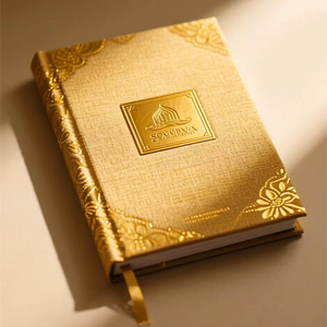 <span class=keywords><strong>Libri</strong></span> Educativi Stampati con Copertina Rigida Rivestita in Lino, Logo in Rilievo Personalizzato, Rilegatura Perfetta, Carta Offset, Diario Souvenir - Product Image 4