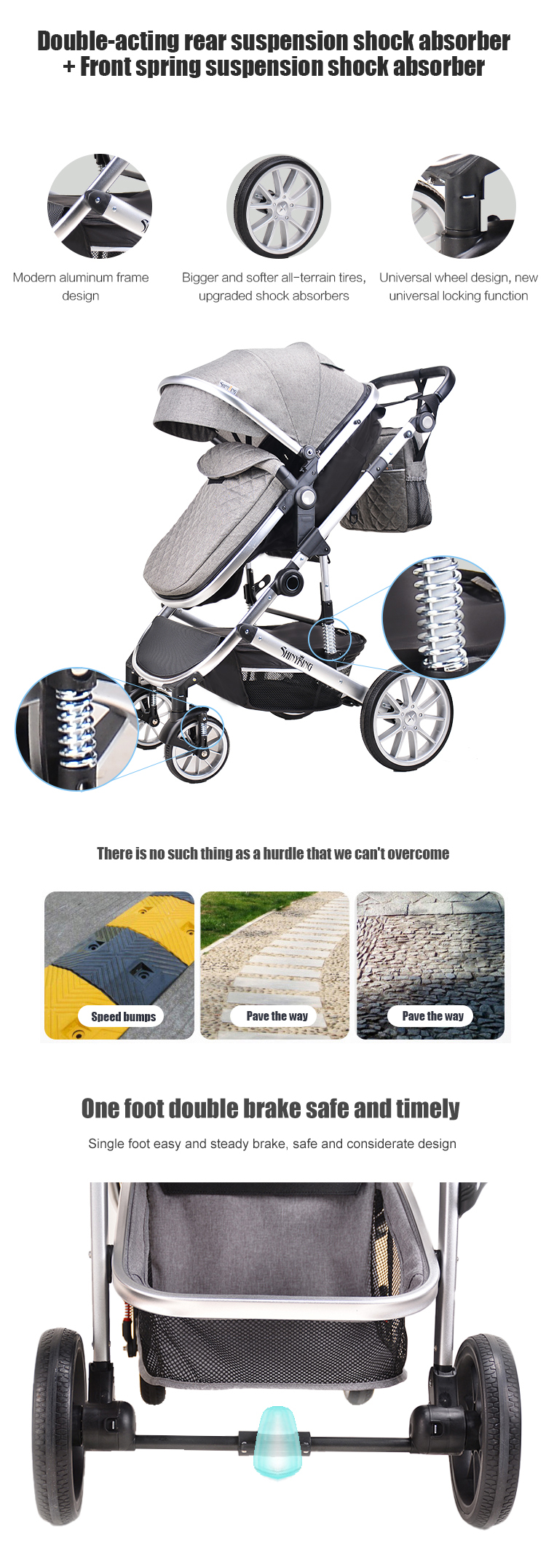 2022 Baby Stroller Manufacturer Wholesale Cheap Multi-function Cheap Baby Strollers For Sale