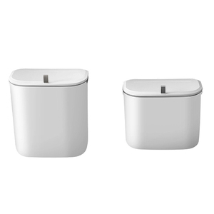 Wall-mounted Trash Can hanging dust bins plastic Kitchen Cabinet wall mounted waste bin garbage rubbish bin foldable trash can