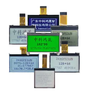 Lcd monocromatico personalizzato 19264b grafico Stn blu bianco auto numero Smart Dot Matrix schermo Display circuito Lcd