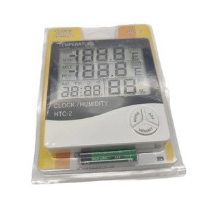 High-precision electronic temperature and humidity meter, 1.5-meter temperature probe for indoor and outdoor use in warehouses - Product Image 2
