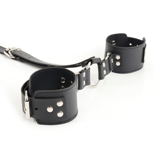 Kit de Restricción de Cuello a Muñeca para Adultos, Tras las Manillas, Bondage Sexy, BDSM, Fetiche, SM, Negro, COKELIFE - Product Image 3