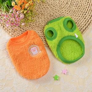 Gilet en polaire rayé pour animaux de compagnie, avec ailes en forme de cœur, pour petits chiens et chats, vêtements chauds pour l'automne et l'hiver - Product Image 4