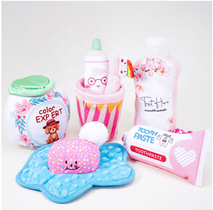 Giocattolo per Cani in Peluche <span class=keywords><strong>Divertente</strong></span> <span class=keywords><strong>Serie</strong></span> Bagno, Morbido Giocattolo Interattivo Squeaky per Cani di Piccola e Media Taglia - Product Image 1