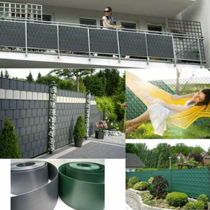 Custom Size Hard PVC <b>Strip</b> Fence Roll Privacy Screen Sichtschutzstreifen for Garden Fences Manufactured Pressure Treated <b>Plastic</b> - Product Image 6