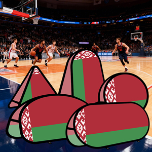 Bannière ovale pop-up Belarus en tissu tricoté warp-knit pour la promotion publicitaire en extérieur, tente extérieure - Product Image 5