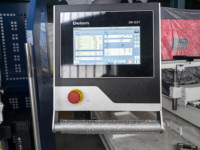 Machine double 400T 3200mm 4+1 axes synchronisés, contrôleur CNC entièrement automatique, pompe à engrenages en acier inoxydable et aluminium