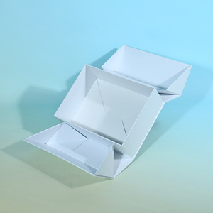 Customized Shape Cardboard Rigid Box Embossing Matt Lamination Magnetic Closure for Double Door Manufacturing Slot Packaging - Product Image 2