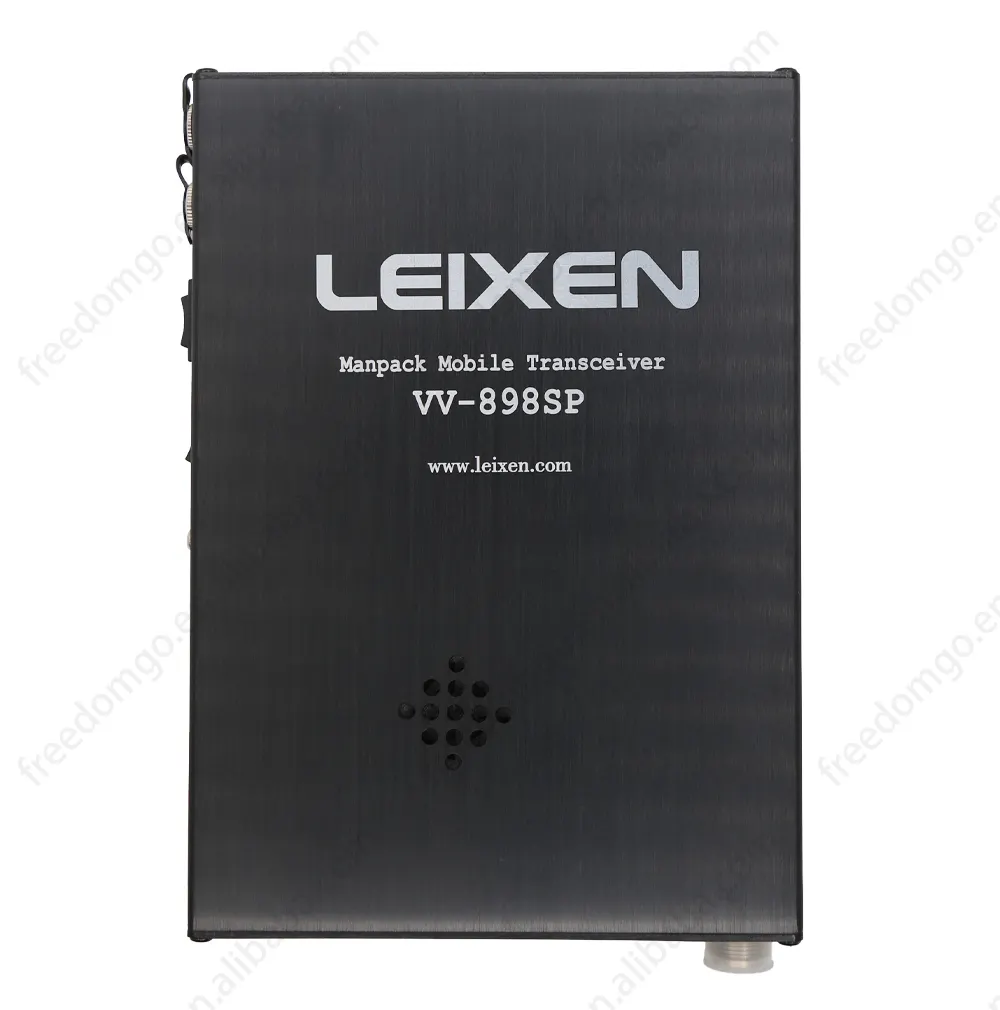 LEI XEN VV-898SPバックパックポータブルラジオ25W12000mAhデュアル周波数136-174 & 400-470mhzトランシーバートランシーバー