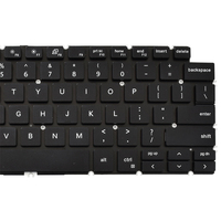 Notebook untuk Dell Inspiron 13 7000 7390 7391 2-in-1.Inspiron 14 5406 2-in-1 5408 Tanpa Bingkai Laptop Keyboard Internal Hitam