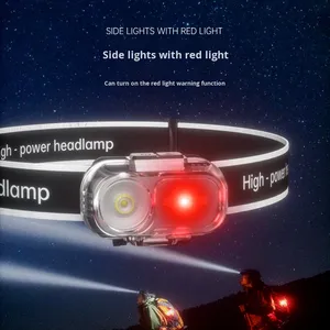 Outdoor Waterproof Strong <b>Light</b> 3W <b>LED</b> Headlamp Super Battery Life Wave Sensor Multi-Function USB <b>Rechargeable</b> Patrol <b>Work</b> <b>Light</b> - Product Image 2
