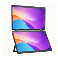 Moniteur portable triple écran 15,6'' M4 1080P FHD LCD pour une productivité multi-tâches – Tendance 2026