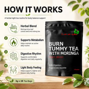Té Adelgazante Rápido, Fuerte y Efectivo para un Vientre Plano con Moringa, Té Verde Detox, Pastillas Adelgazantes, Productos para Bajar de Peso en Nigeria, Suplementos - Product Image 4