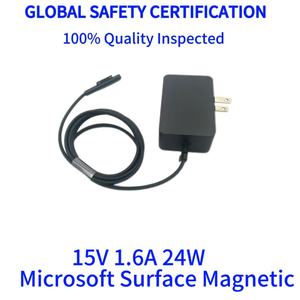 อะแดปเตอร์แปลงไฟสำหรับ <span class=keywords><strong>Microsoft</strong></span> <span class=keywords><strong>Surface</strong></span> ทุกรุ่น รองรับหลายกำลังไฟขนาดเล็ก 24W 31W 60W 95W 120W มีจำหน่ายแล้ว - Product Image 2