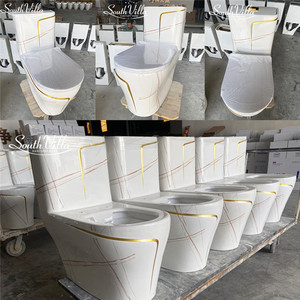 Inodoro <span class=keywords><strong>de</strong></span> Cerámica <span class=keywords><strong>de</strong></span> una Pieza, Color Mármol, Línea White Gold <span class=keywords><strong>de</strong></span> Hotel, para Baño - Product Image 3