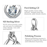 Collier pour femme en argent sterling 925 gros diamant pendentif goutte d'eau bijoux à la mode mariages fêtes avec perle de zircon