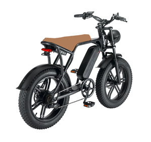 48v 750w 20 Inch 15 Mph Us Eu Warehouse Full Suspension Folding Fat Tire <b>E</b> Bike Ebike Fatbike - Product Image 4
