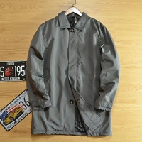 Veste bomber pour homme, nouvelle collection automne-hiver 2025, longue, décontractée, col rabattu, doublure matelassée, veste unie pour homme, pour l'extérieur
