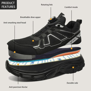 滑り止めオイル & 耐水性スチールつま先冬用ワークブーツ産業安全靴<span class=keywords><strong>2025</strong></span> - Product Image 1