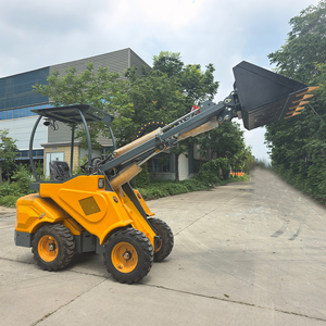 Chinesischer Hersteller Euro 5 Mini-Radlader für die Landwirtschaft, Radschaufel, Frontlader, Garten-Mini-Allrad-Diesel-Frontlader - Product Image 1