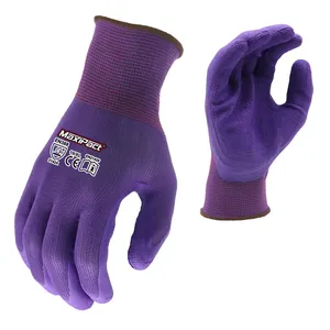 Fabricants de gants en latex MaxiPact gants de jardin respirants en mousse pour creuser et planter des gants de protection pour la sécurité des mains