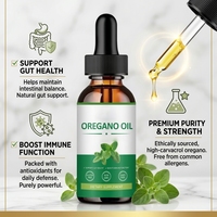 Ausreson OEM Huile Naturelle d'Origano en Gouttes – Complément Alimentaire qui Renforce l'Immunité et la Santé Intestinale – Gouttes d'Huile d'Origano Sauvage Pure