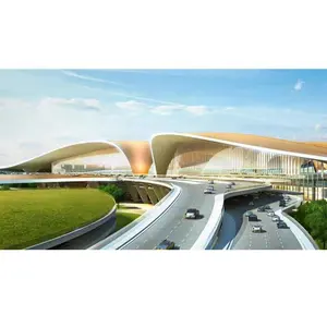 Struttura dei terminali dell'aeroporto della capriata d'acciaio di progettazione dell'capannone dell'aeroporto internazionale di LF