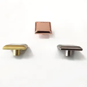 30*30mm Square Solid Zinc Alloy Knob Cabinet Handles Knob Furniture Kitchen Cabinet Hardware Handle