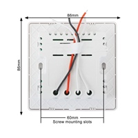 Interrupteur mural USB avec 4 lampes USB YEMEN Interrupteur d'appareil ménager Alimentation électrique 250V