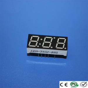 Pantalla LED de 7 Segmentos de 3 Dígitos y 12 Pines de 0.39 Pulgadas, Cartel Digital para Interiores OEM Houkem-3931-BY de Alta Luminancia - Product Image 3