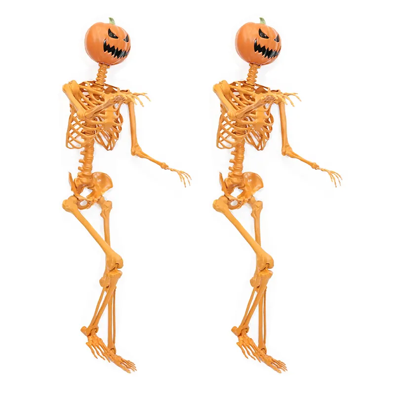İnsan kemikleri kapalı ve açık tam vücut poz-n-kalmak kabak cadılar bayramı iskeletler tatil dekorasyon için