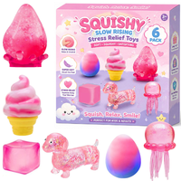 Coffret de jouets éducatifs interactifs anti-stress Zhiwan Kneading Fun Set, best-seller transfrontalier, jouets à rebond lent pour filles