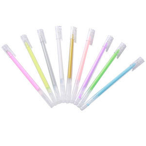 Surligneurs pastel 15 cm, pointe fine, corps en plastique, marqueurs pour bureau et école - Product Image 5