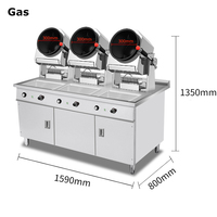 Machine à riz frit pour restaurant, robot cuisinier intelligent, wok à gaz, machine de cuisson automatique, robot de cuisson intelligent pour hôtel