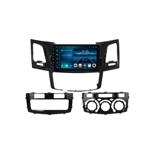 Krando Radio de coche de 9 pulgadas para <span class=keywords><strong>Toyota</strong></span> Fortuner <span class=keywords><strong>Hilux</strong></span> 2004-2014 Android Multimedia unidad principal navegación GPS inalámbrico CarPlay DSP 4G - Product Image 1