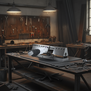 Máquina Dobladora de Chapa Metálica Fervi de 1200 mm de Longitud, Herramienta de Conformado Industrial de Precisión - Product Image 3