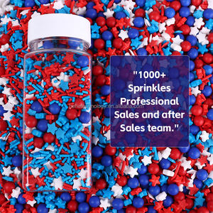 Rociador comestible para repostería, suministros para hornear, decoración de tartas para el día de la independencia, Color azul, rojo, blanco, EE. UU., 2023 - Product Image 5