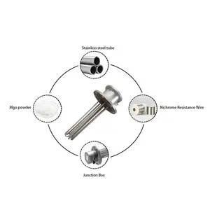 Antiexplosion Flanged Tubular Heaters Immersion Industrial Explosion-proof Heater For Air Oil Water