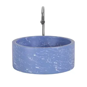 Vistaar Export Quality Sanitary Ware Unique Design Sky Special Table Top Art Decorative Ceramic Pottery Wash Hand Basin Sinks