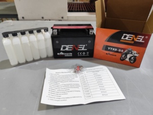 <span class=keywords><strong>Batterie</strong></span> au plomb scellée durable YTX9-BS 12V pour remplacement d'équipement moto, décharge profonde stable, résistante aux fuites - Product Image 5