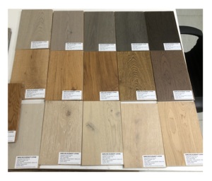 Várias Opções De Cores Europeu Carvalho Branco Americano Black Walnut Ash Teak Piso De Madeira Projetado Piso De Madeira - Product Image 2