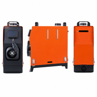 Chauffage de stationnement diesel vertical KAIDA KD-L-D1 12V/24V 8KW avec réservoir de carburant intégré de 5L et écran LCD à distance pour bus et bateau - Adaptation universelle