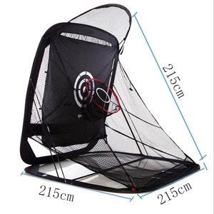 <span class=keywords><strong>Filet</strong></span> <span class=keywords><strong>de</strong></span> <span class=keywords><strong>golf</strong></span> portable pliable noir pour entraînement <span class=keywords><strong>extérieur</strong></span>, style populaire, avec logo personnalisé, prix d'usine, vente en gros - Product Image 4