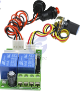 Contrôleur de vitesse de moteur PWM, régulateur de vitesse de moteur, Module relais réversible, 6V-28V, 1203BS, DC 12V 24V 3A 21kHz