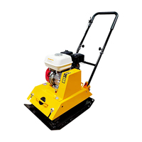 Compacteur à plaque vibrante portable LONGSHUN avec deux options d'alimentation