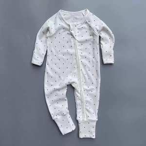 Pigiama in Cotone Personalizzato di Alta Qualità Unisex 0-<span class=keywords><strong>3</strong></span> <span class=keywords><strong>Mesi</strong></span> Maniche Lunghe Conforme agli Standard Europei Tutina per Bambini - Product Image 4